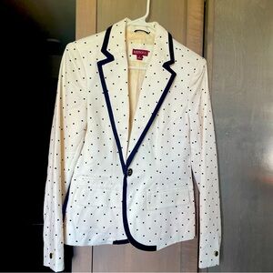 Merona Blazer, Small, Never Worn, Polka Dot